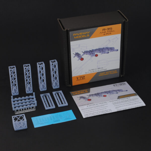 PMS72-0071 R-3S (AA-2 Atoll) + APU-13. Set of 4